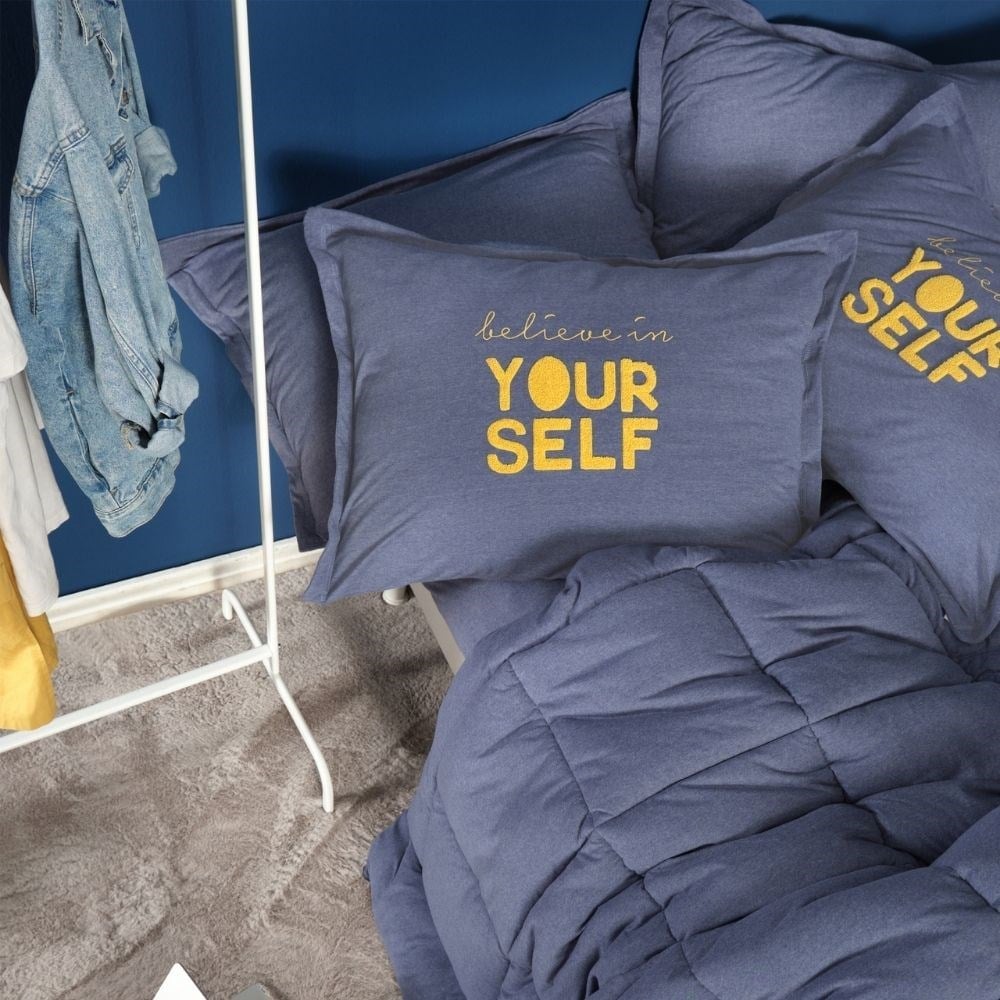 Karaca Motto Indıgo Tek Kişilik Cotton Comfort
