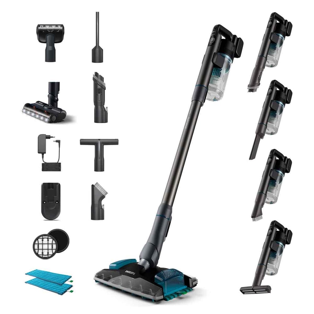 Philips  Xc8054/01 Aqua Plus Islak Kuru Şarjlı Dikey Süpürge