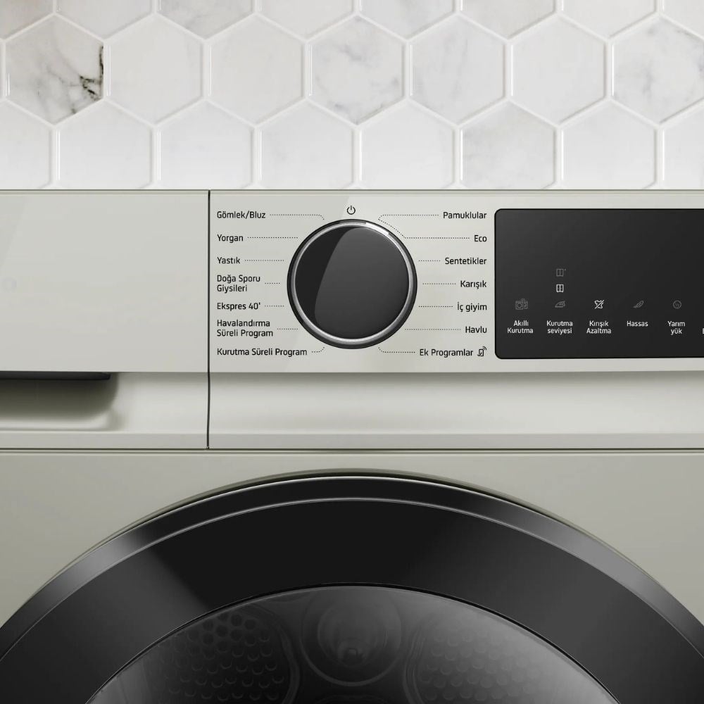 Profilo KM0961XJTR 9kg inox Isı Pompalı Kurutma Makinesi
