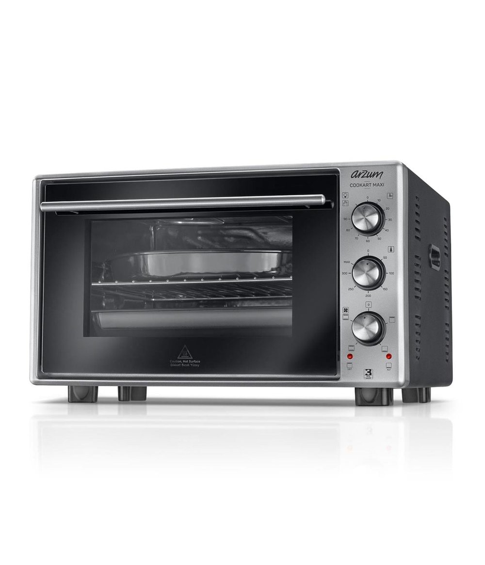 Arzum Ar2002 Inox Cookart Maxı 50lt Çift Camlı Mini Fırın