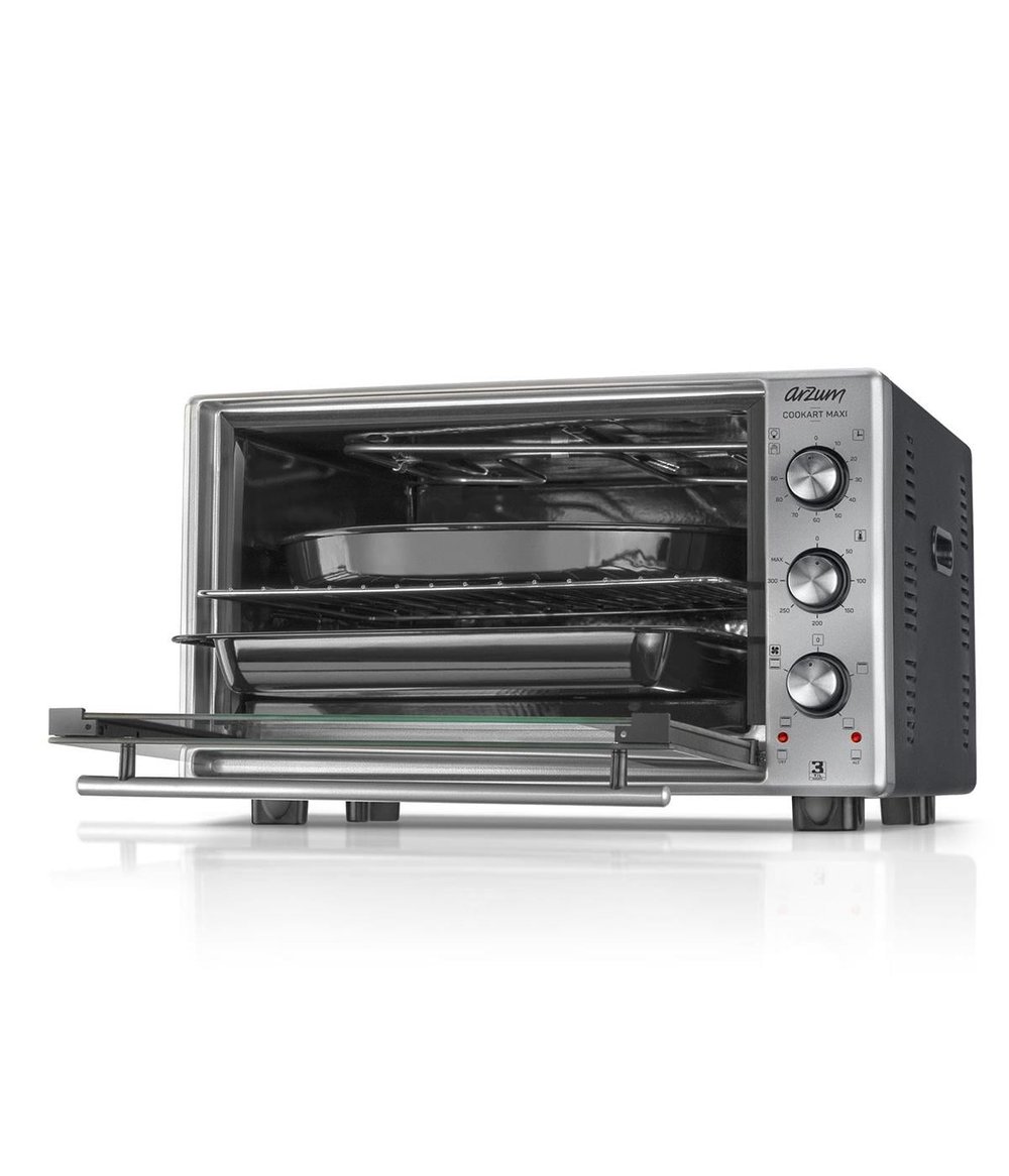 Arzum Ar2002 Inox Cookart Maxı 50lt Çift Camlı Mini Fırın