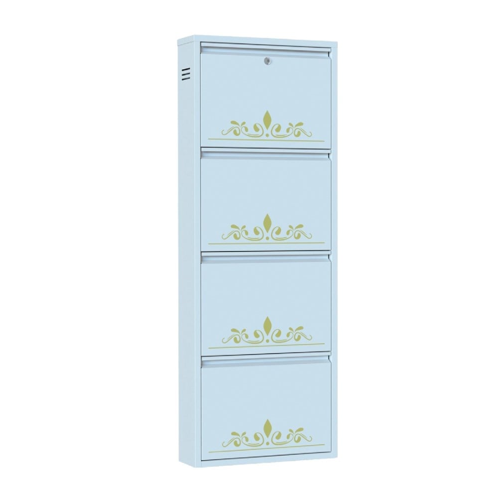 Rubi Line Ab-14 -  4Lü Ayakabı Dolabı 50*15*136 Beyaz