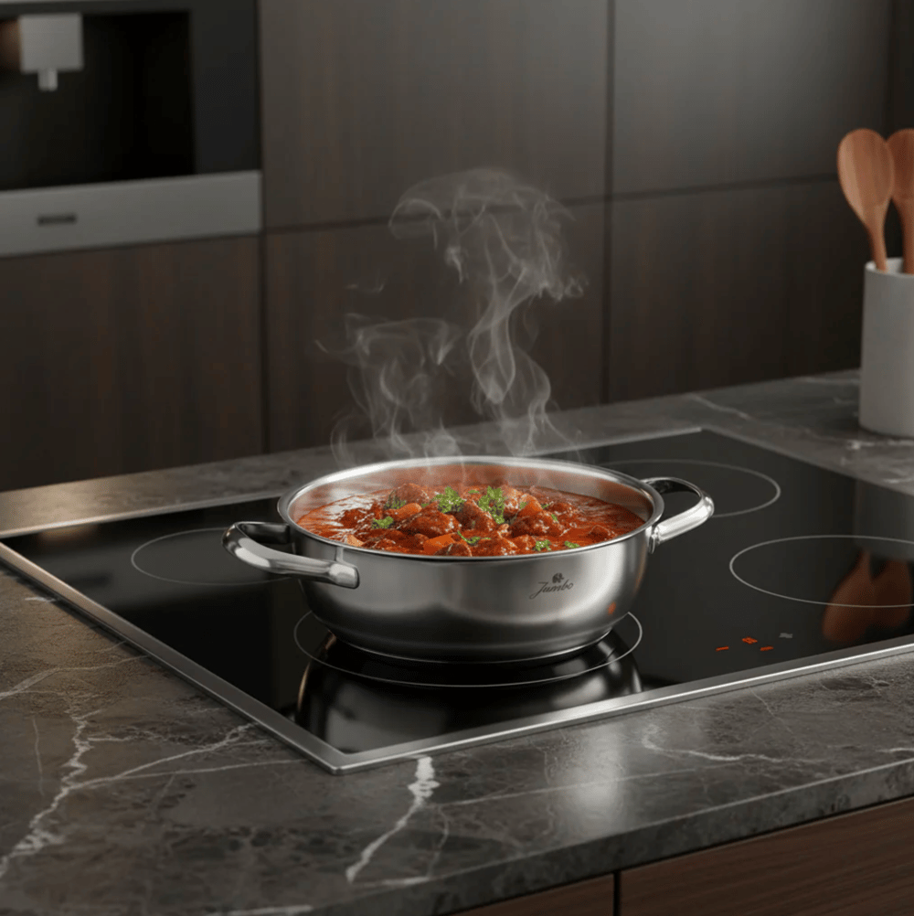 Jumbo Athena 3 Ply 5 Parça Tencere Seti Web