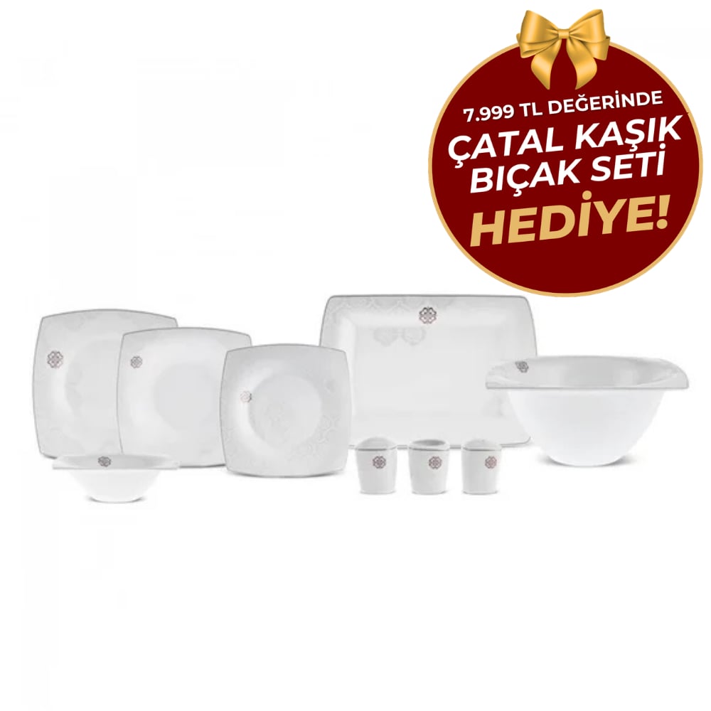 Karaca Fıne Pearl New Haıley Gold 58 Parça Yemek Takımı