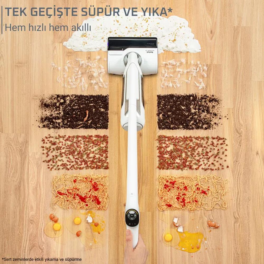 Tefal X-Clean 10 Islak ve Kuru Kablosuz Dikey Süpürge