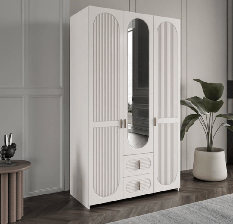 Marcastil Elvira 3 Kapılı Dolap MDF