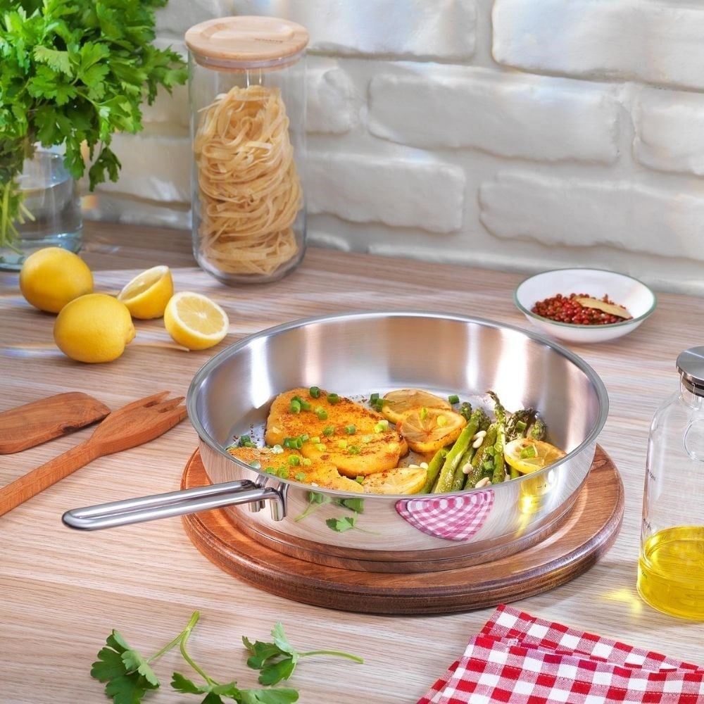 Schafer Held Çelik Wok Tava 28 Cm 1 Parça-Inox