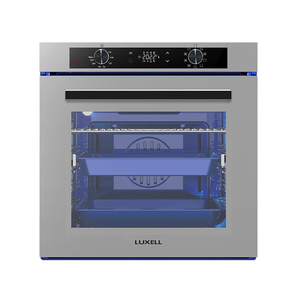 Luxell A68-sgf3 88lt 9 Fonksiyon Gri  Mavi Emaye Ankastre Fırın