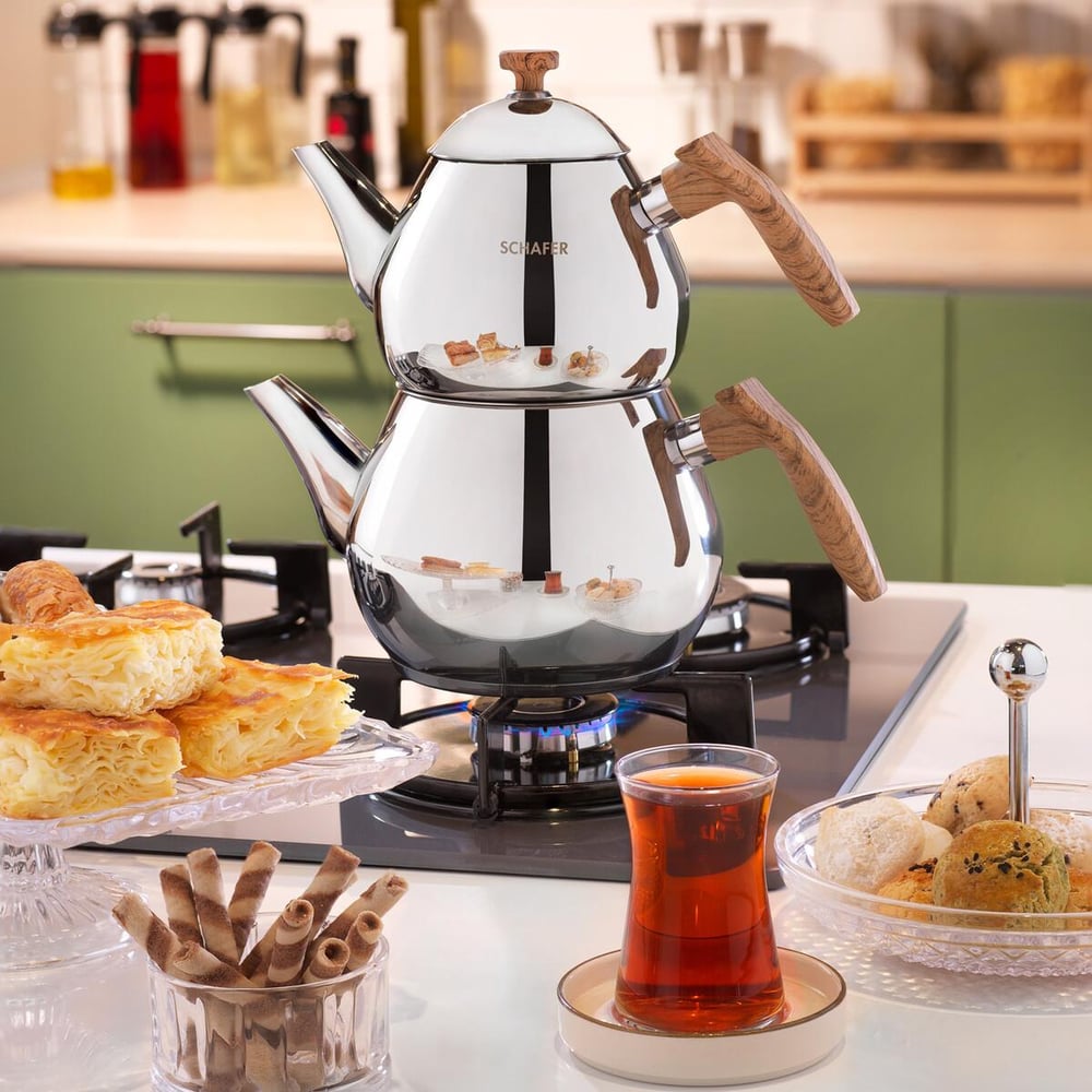 Schafer Tea Chef Orta  Boy Çayndanlık Takımı-kahve