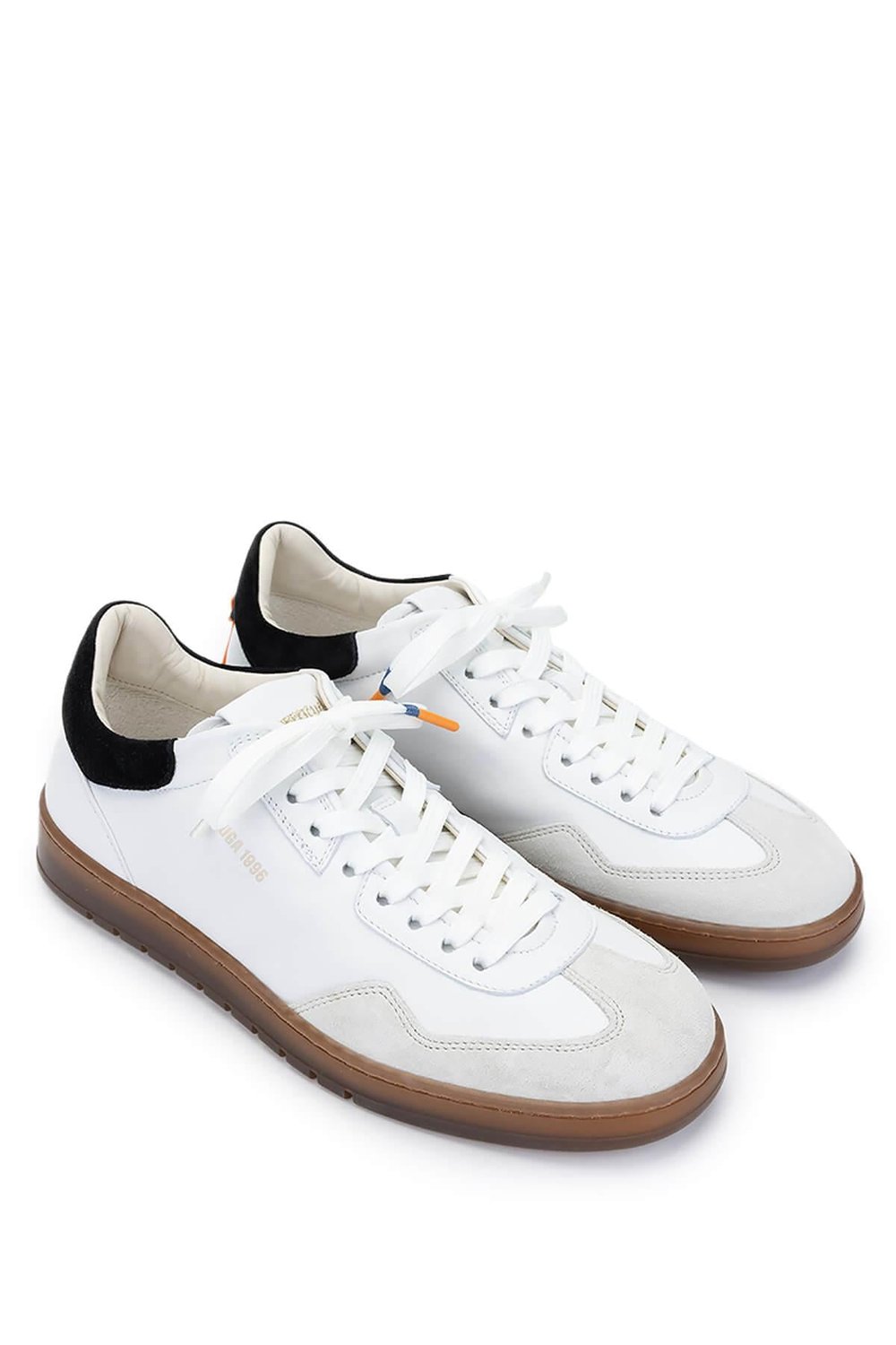 Barracuda Erkek Hakiki Deri Beyaz/Siyah Sneakers & Spor Ayakkabı