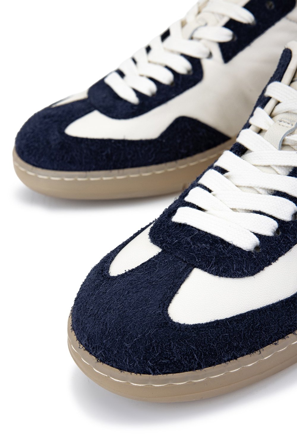 Barracuda Erkek Hakiki Deri Beyaz/Lacivert Sneakers & Spor Ayakkabı