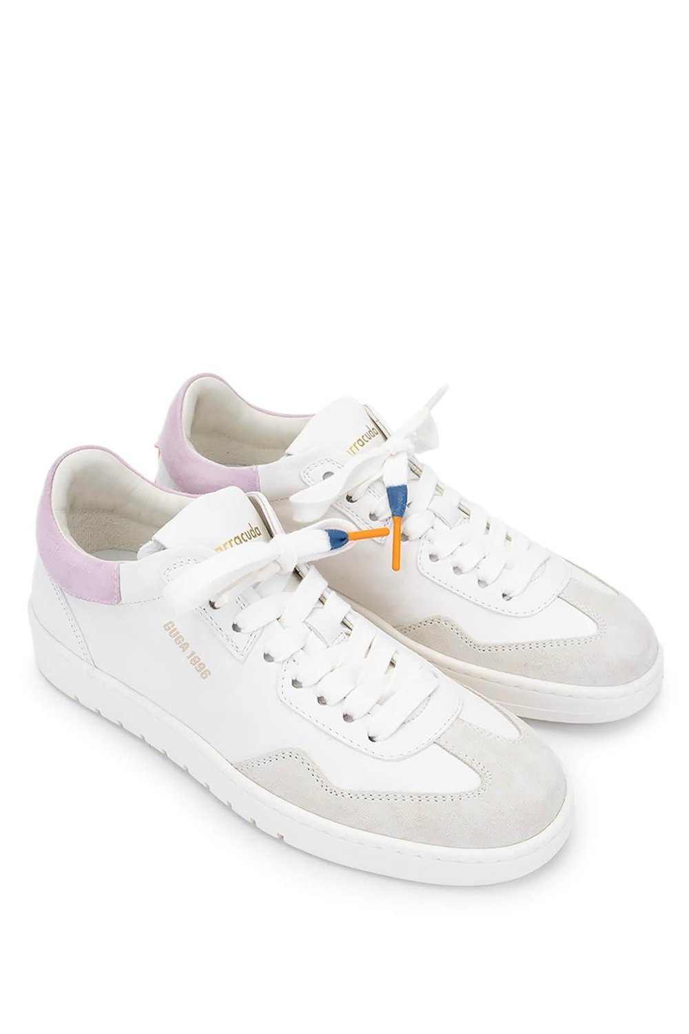 Barracuda Kadın Hakiki Deri Beyaz/Lila Sneakers & Spor Ayakkabı