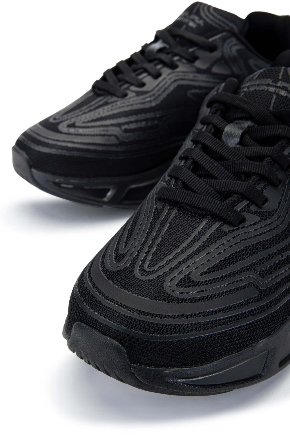 Fessura Kadın Tekstil Siyah Sneakers & Spor Ayakkabı