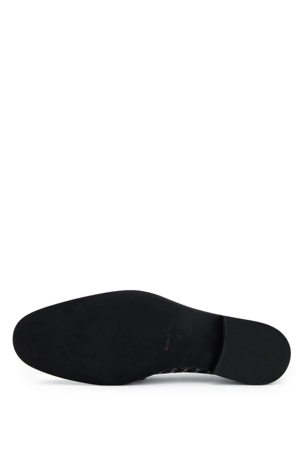 Mario Valentino Kadın Deri & Tekstil Siyah Loafer Ayakkabı