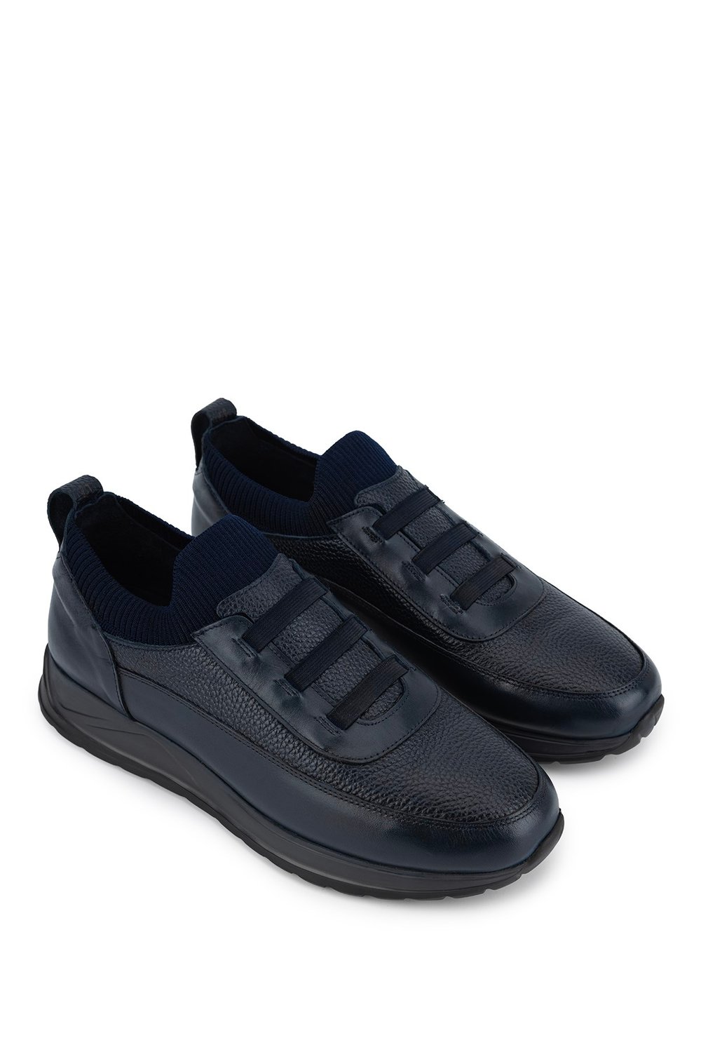 Tamer Tanca Erkek Deri & Tekstil Lacivert Sneakers & Spor Ayakkabı