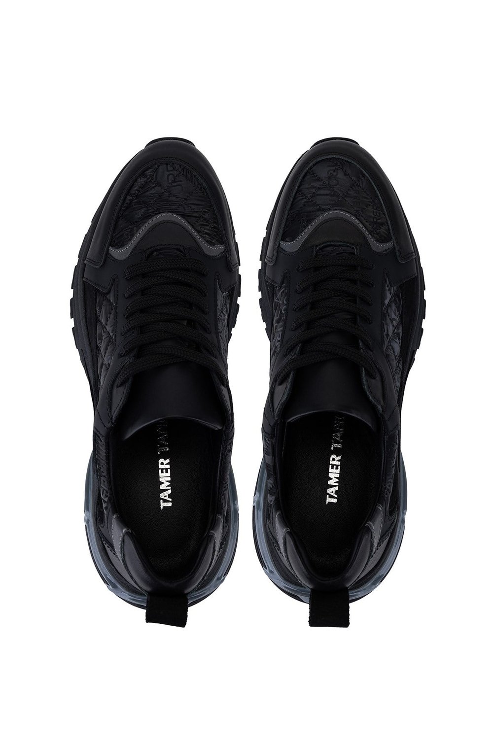 Tamer Tanca Erkek Deri & Tekstil Siyah Sneakers & Spor Ayakkabı
