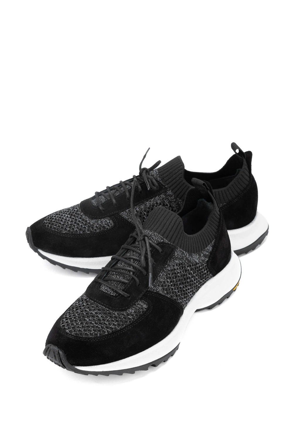 Tamer Tanca Erkek Deri & Tekstil Siyah Sneakers & Spor Ayakkabı