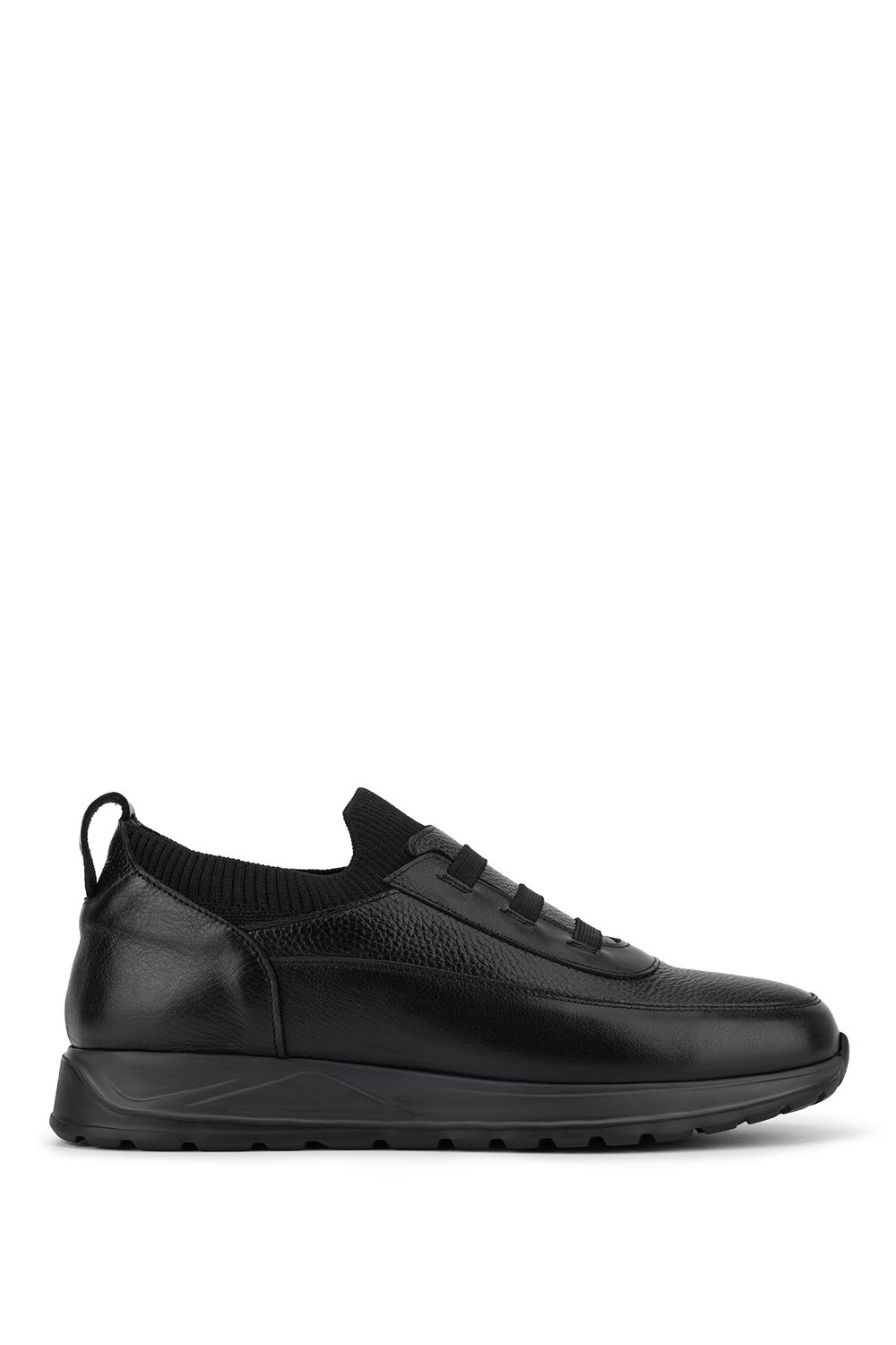 Tamer Tanca Erkek Deri & Tekstil Siyah Sneakers & Spor Ayakkabı