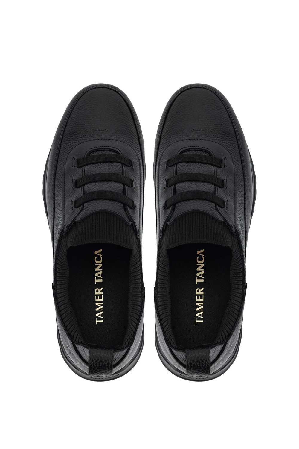 Tamer Tanca Erkek Deri & Tekstil Siyah Sneakers & Spor Ayakkabı