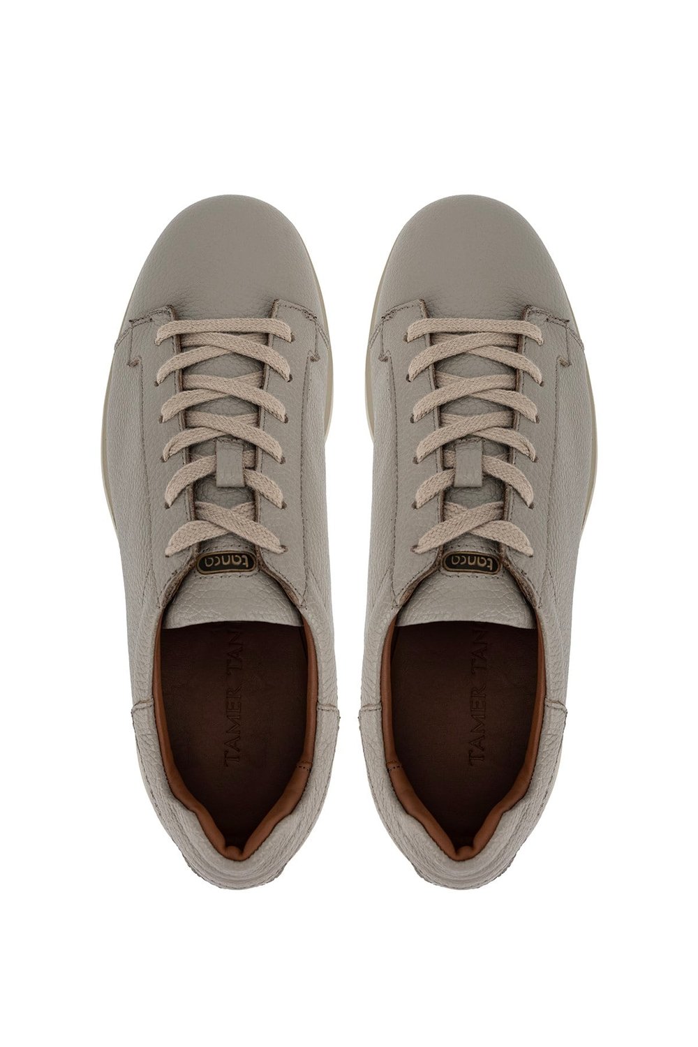 Tamer Tanca Erkek Hakiki Deri Bej Sneakers & Spor Ayakkabı
