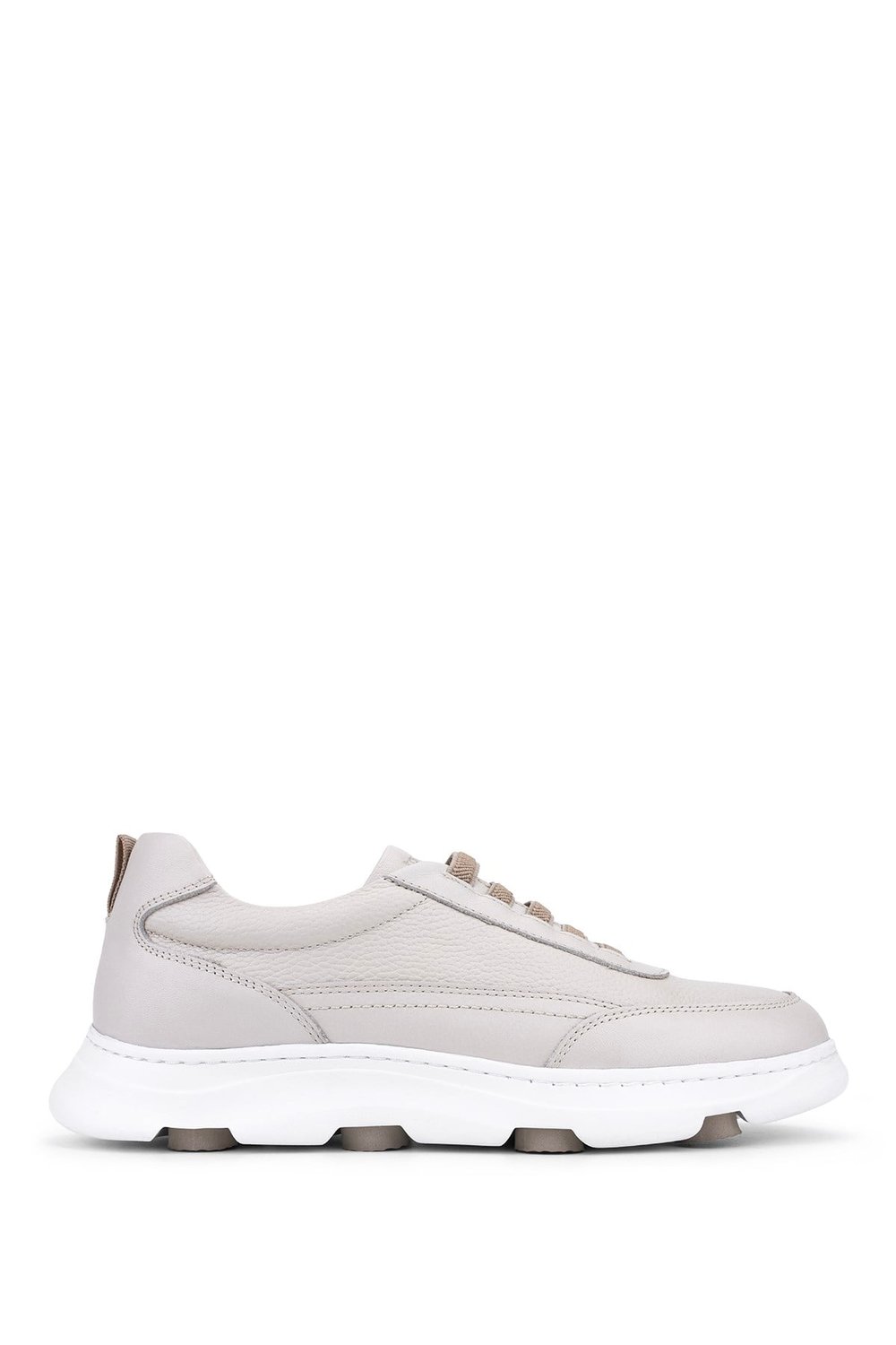Tamer Tanca Erkek Hakiki Deri Bej Sneakers & Spor Ayakkabı