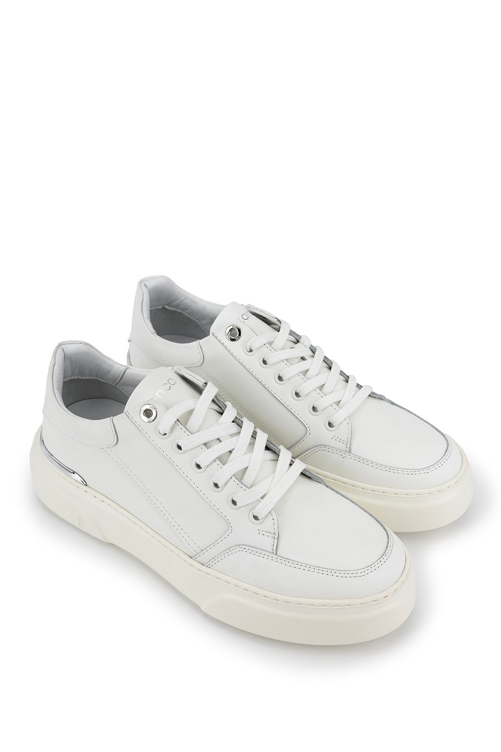 Tamer Tanca Erkek Hakiki Deri Beyaz Sneakers & Spor Ayakkabı