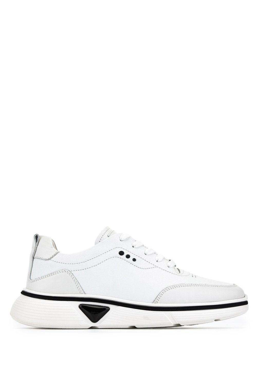 Tamer Tanca Erkek Hakiki Deri Beyaz Sneakers & Spor Ayakkabı