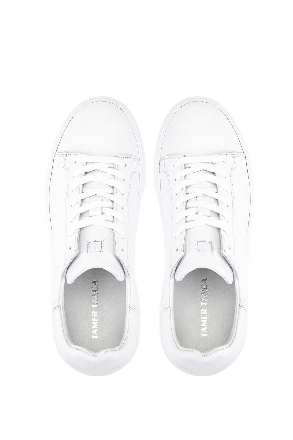 Tamer Tanca Erkek Hakiki Deri Beyaz Sneakers & Spor Ayakkabı