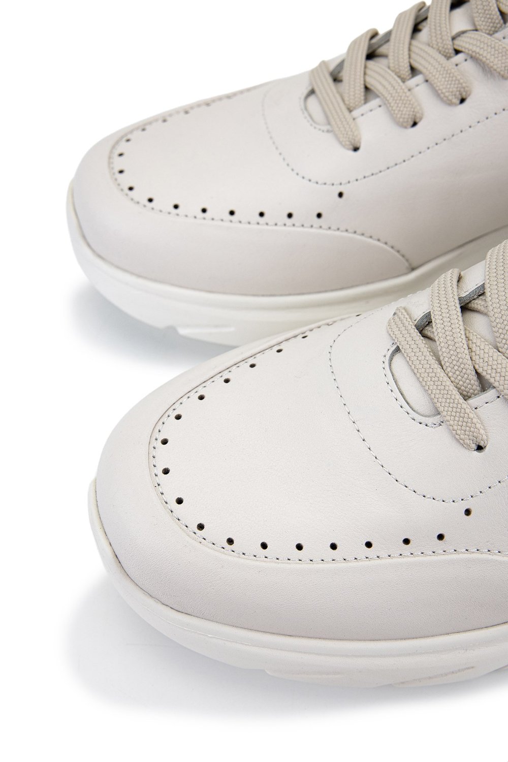 Tamer Tanca Erkek Hakiki Deri Beyaz Sneakers & Spor Ayakkabı