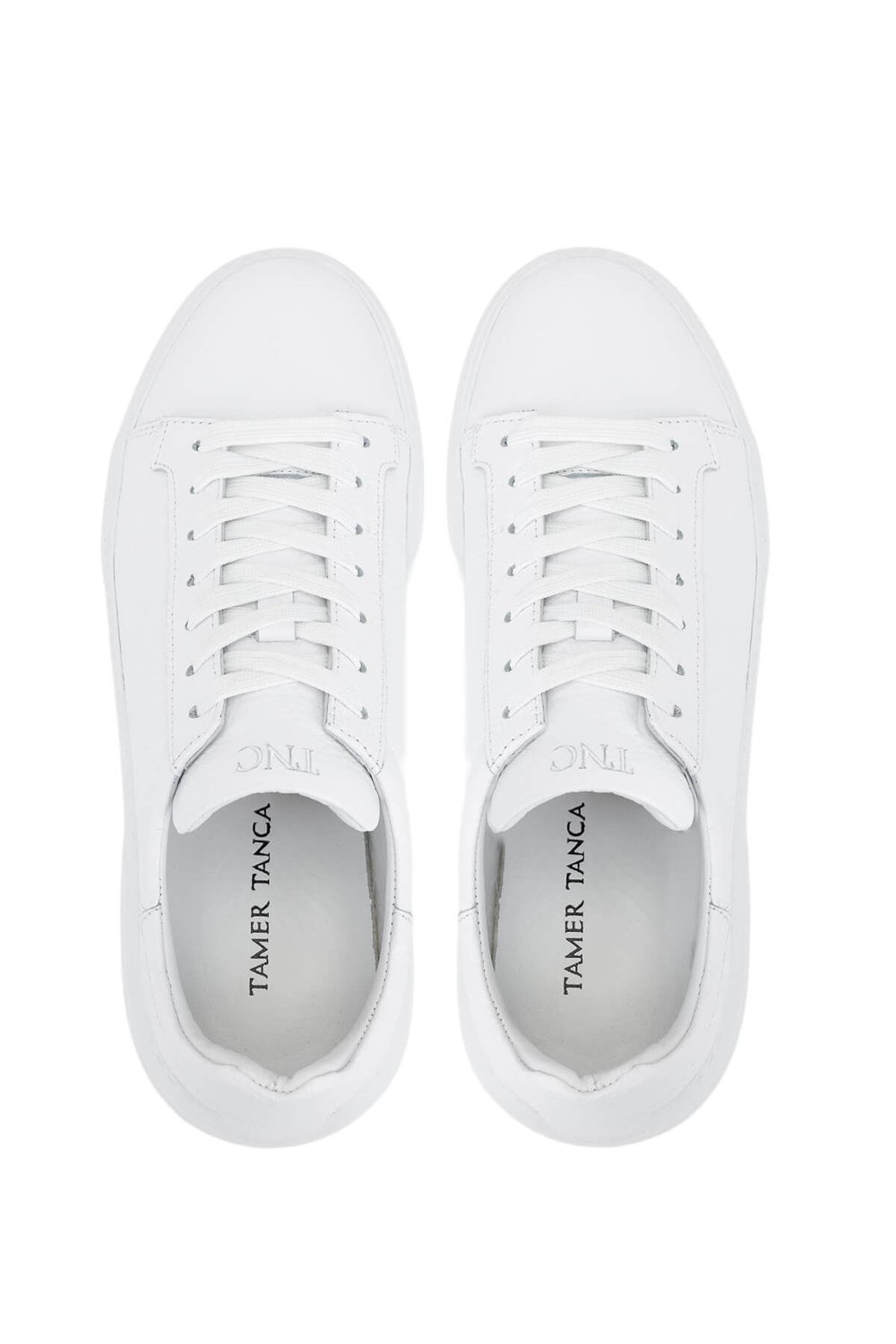 Tamer Tanca Erkek Hakiki Deri Beyaz Sneakers & Spor Ayakkabı