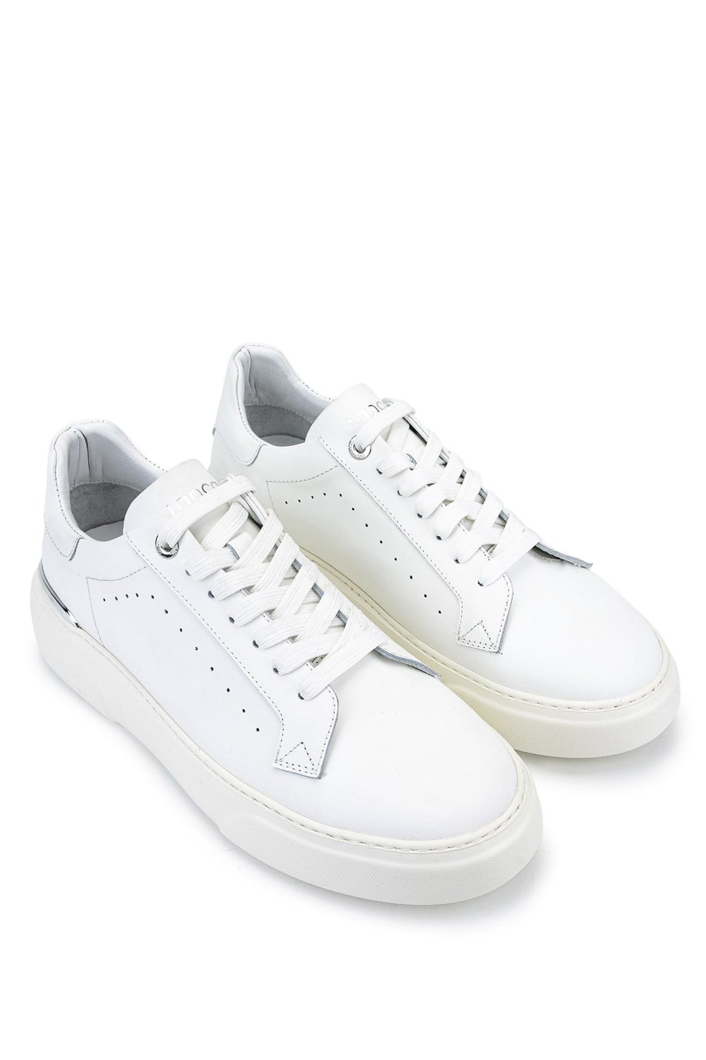 Tamer Tanca Erkek Hakiki Deri Beyaz Sneakers & Spor Ayakkabı