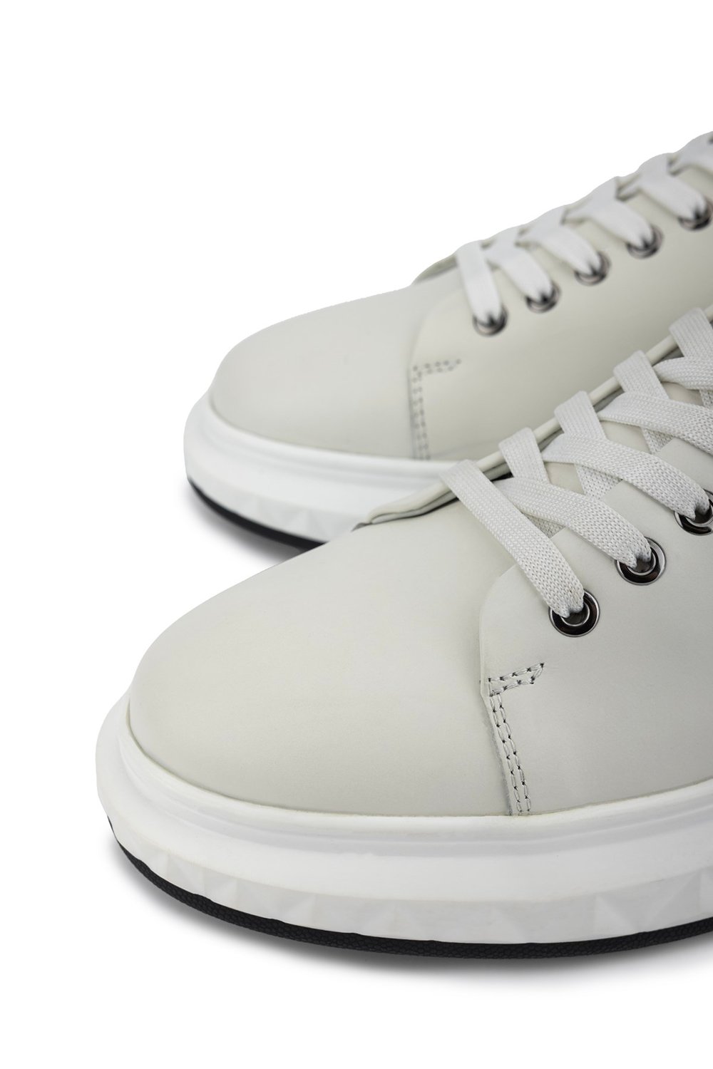 Tamer Tanca Erkek Hakiki Deri Beyaz Sneakers & Spor Ayakkabı