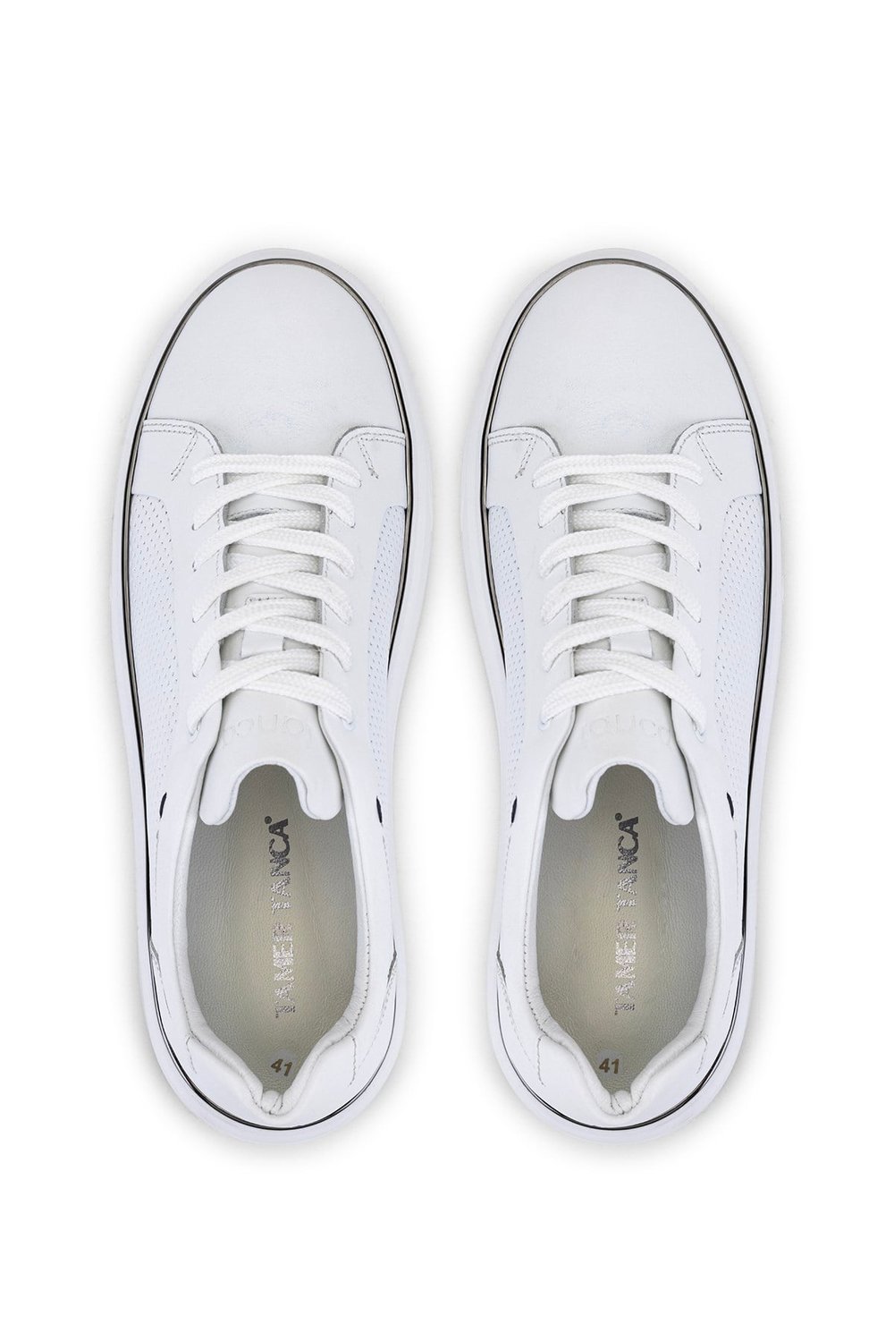 Tamer Tanca Erkek Hakiki Deri Beyaz Sneakers & Spor Ayakkabı