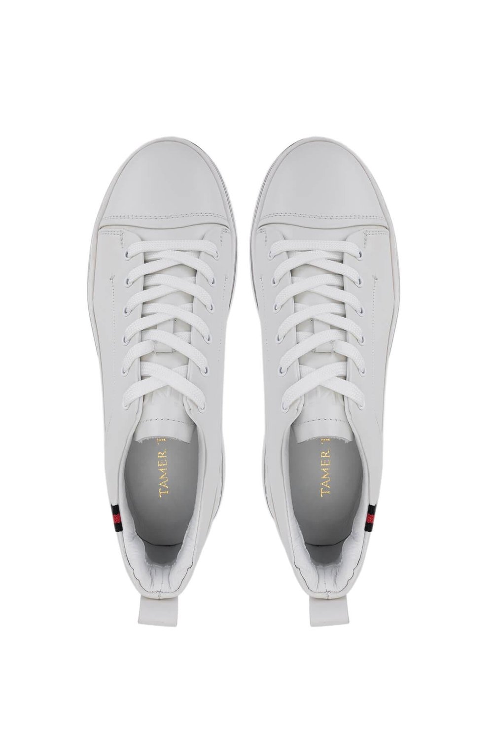 Tamer Tanca Erkek Hakiki Deri Beyaz Sneakers & Spor Ayakkabı
