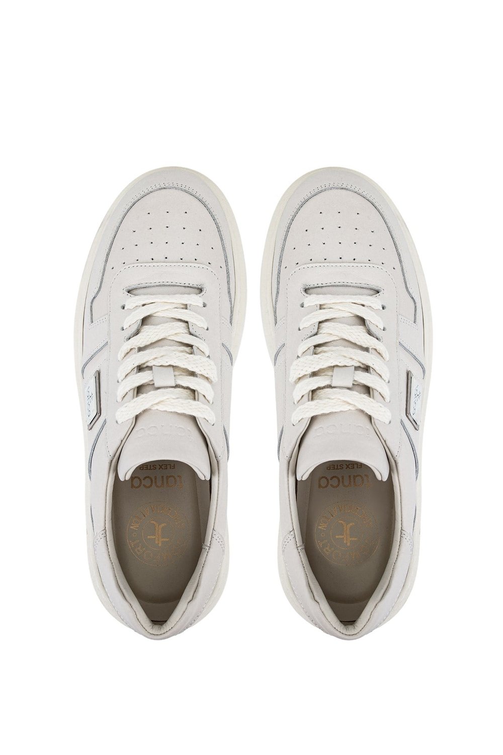 Tamer Tanca Erkek Hakiki Deri Beyaz Sneakers & Spor Ayakkabı