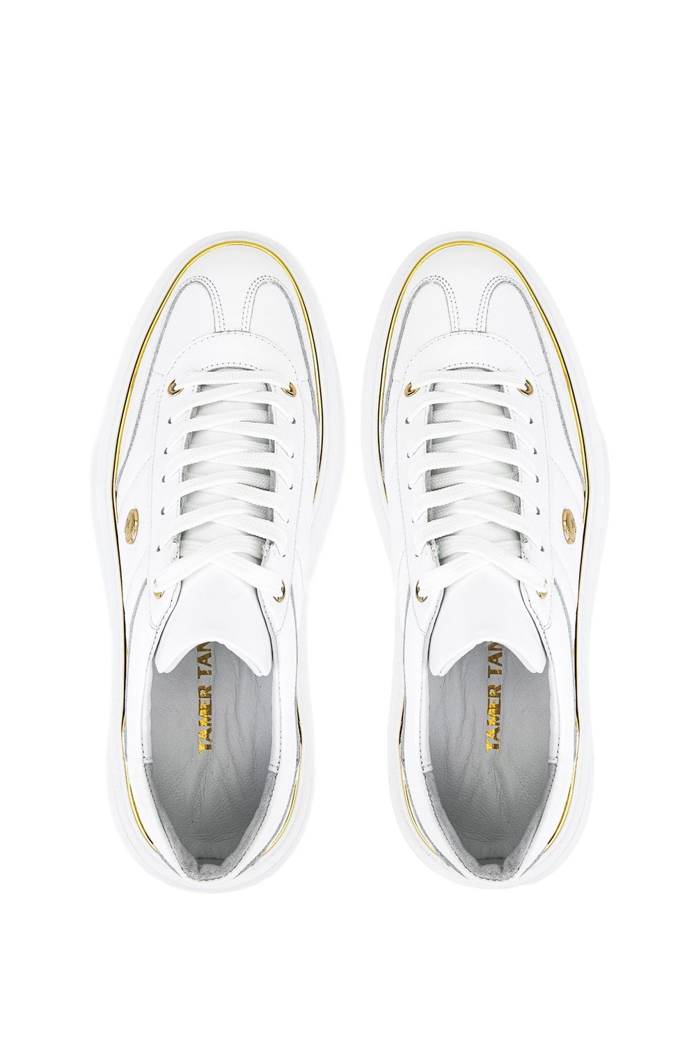 Tamer Tanca Erkek Hakiki Deri Beyaz Sneakers & Spor Ayakkabı