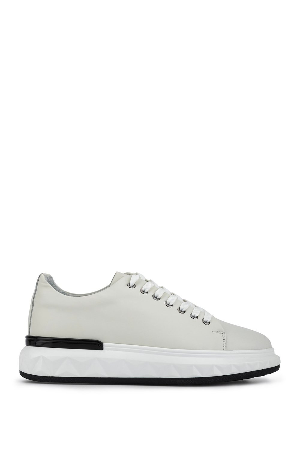 Tamer Tanca Erkek Hakiki Deri Beyaz Sneakers & Spor Ayakkabı