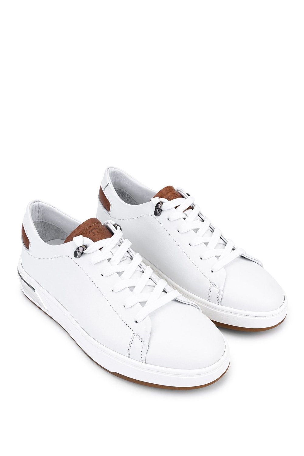 Tamer Tanca Erkek Hakiki Deri Beyaz Sneakers & Spor Ayakkabı
