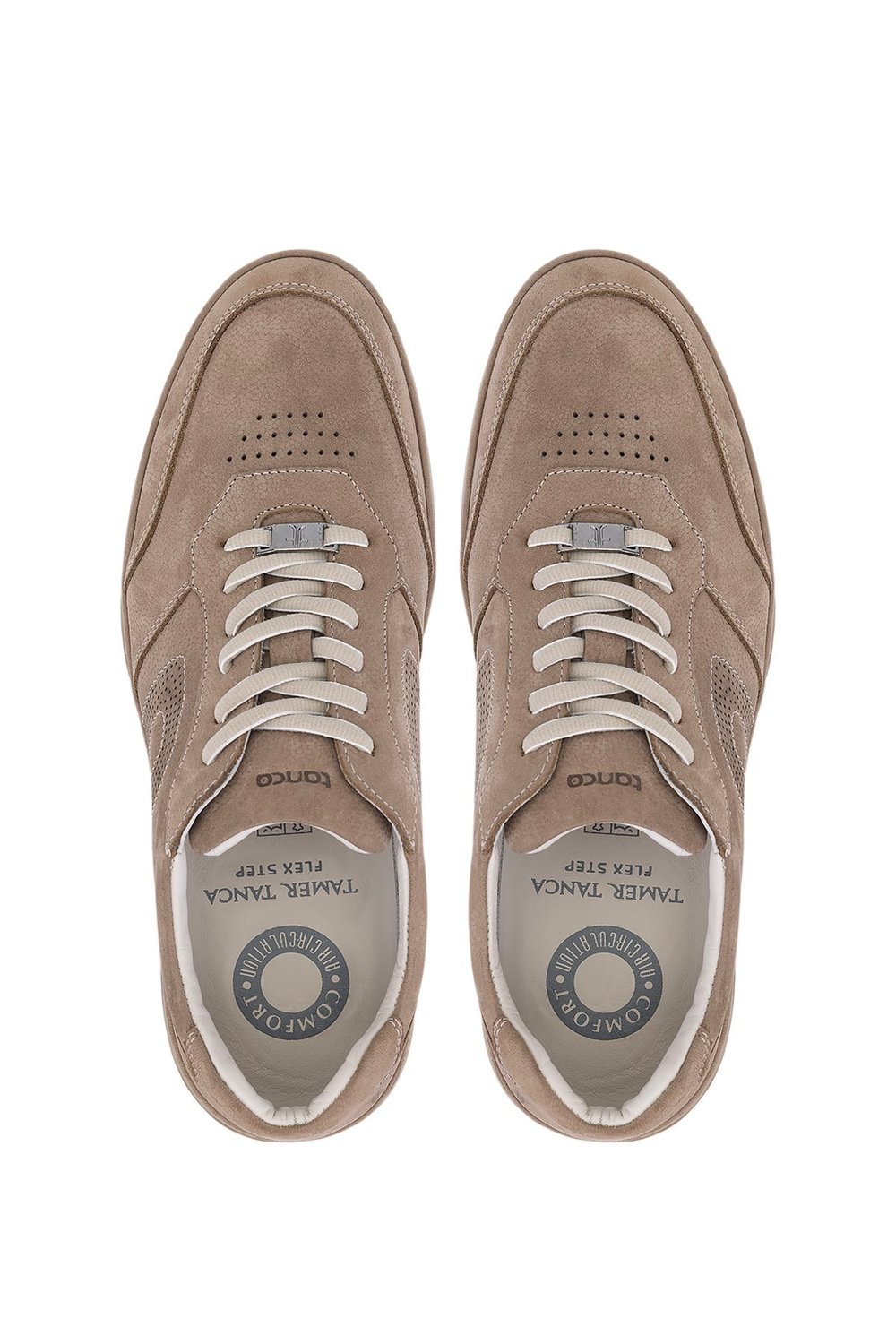 Tamer Tanca Erkek Hakiki Deri Gri Sneakers & Spor Ayakkabı