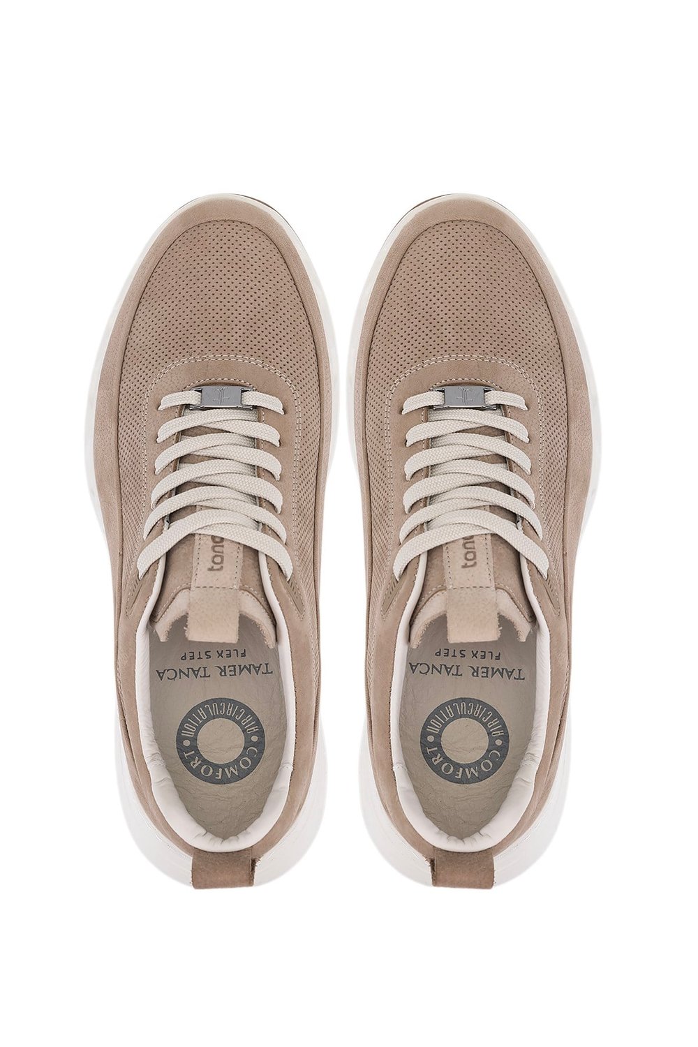 Tamer Tanca Erkek Hakiki Deri Gri Sneakers & Spor Ayakkabı