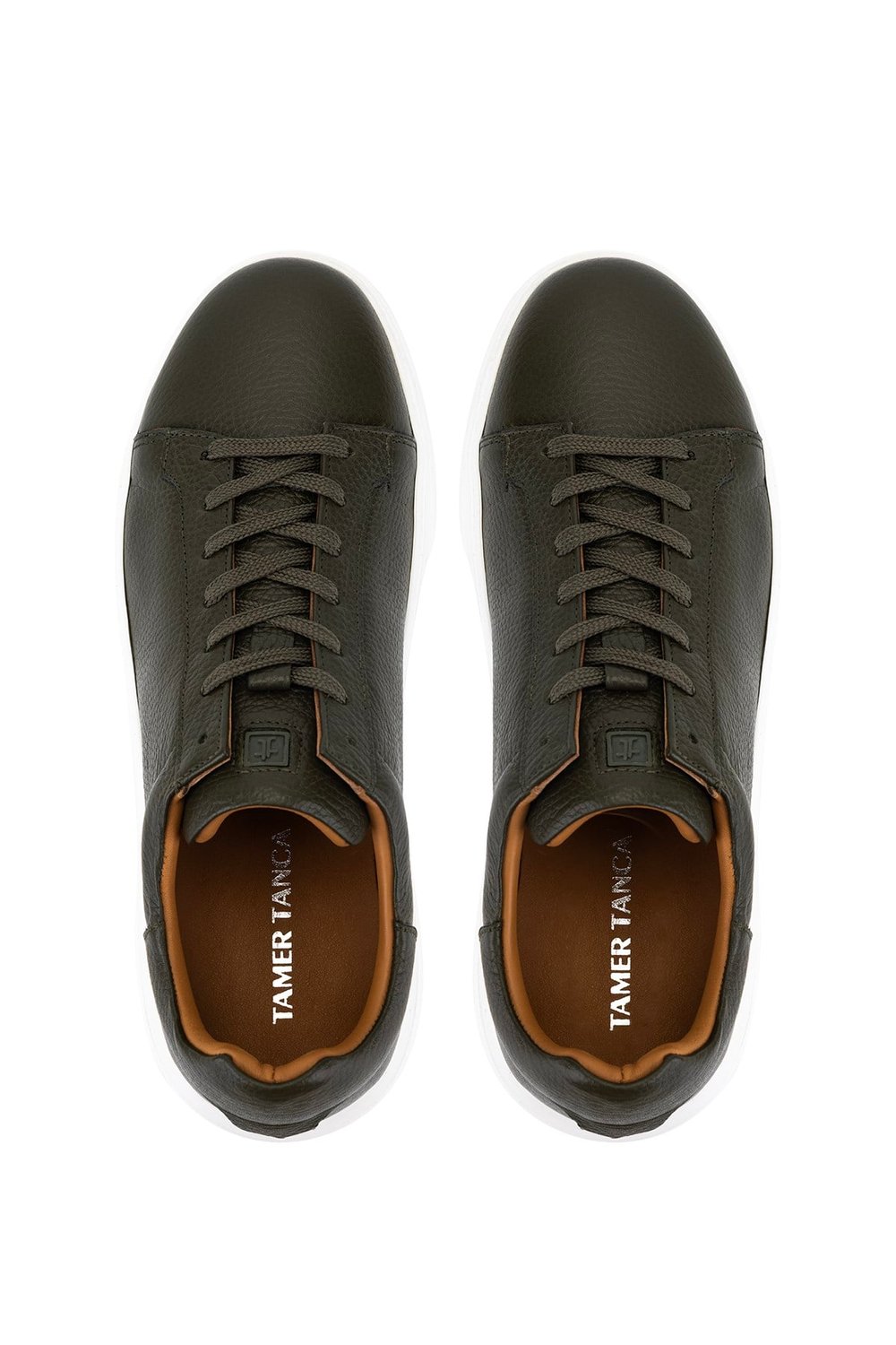 Tamer Tanca Erkek Hakiki Deri Haki Sneakers & Spor Ayakkabı