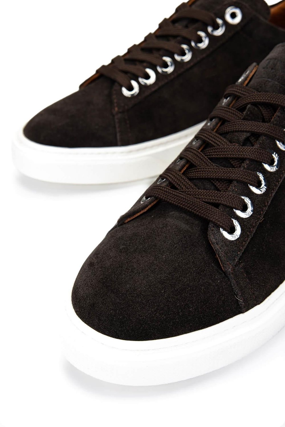 Tamer Tanca Erkek Hakiki Deri Kahverengi Süet Sneakers & Spor Ayakkabı