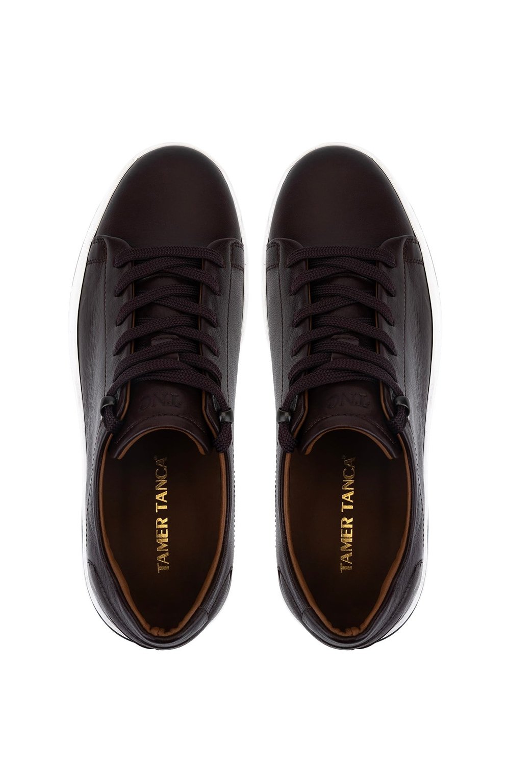 Tamer Tanca Erkek Hakiki Deri Kahverengi Sneakers & Spor Ayakkabı