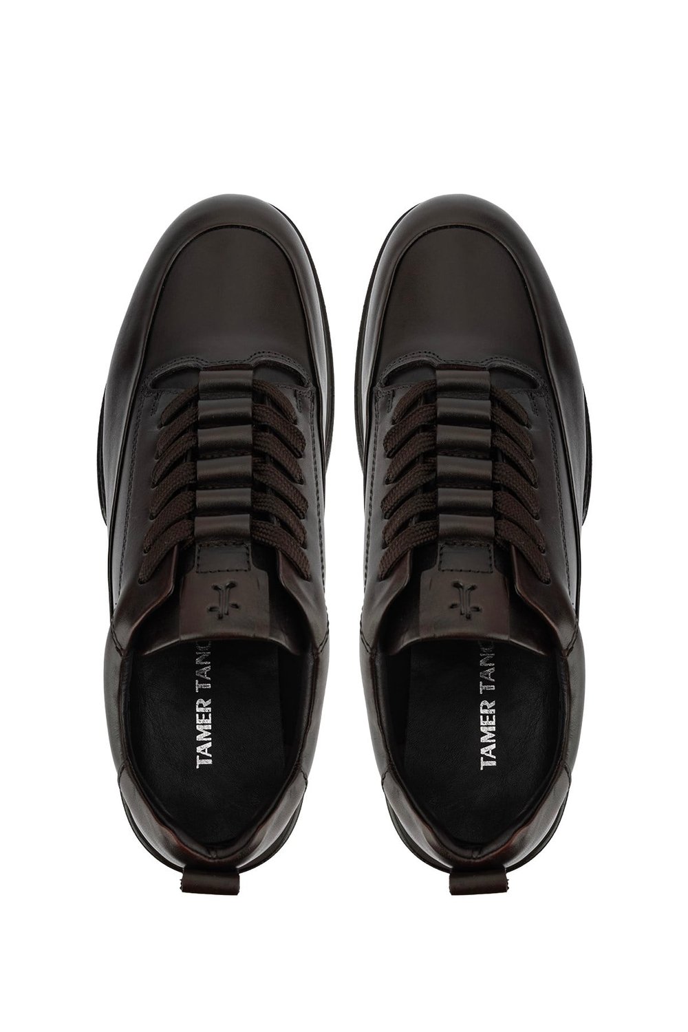 Tamer Tanca Erkek Hakiki Deri Kahverengi Sneakers & Spor Ayakkabı