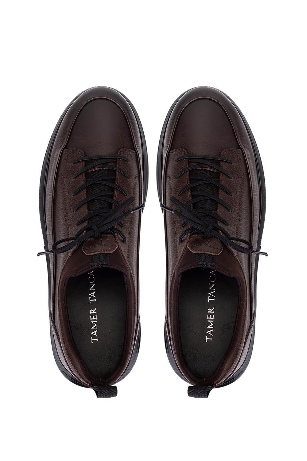 Tamer Tanca Erkek Hakiki Deri Kahverengi Sneakers & Spor Ayakkabı