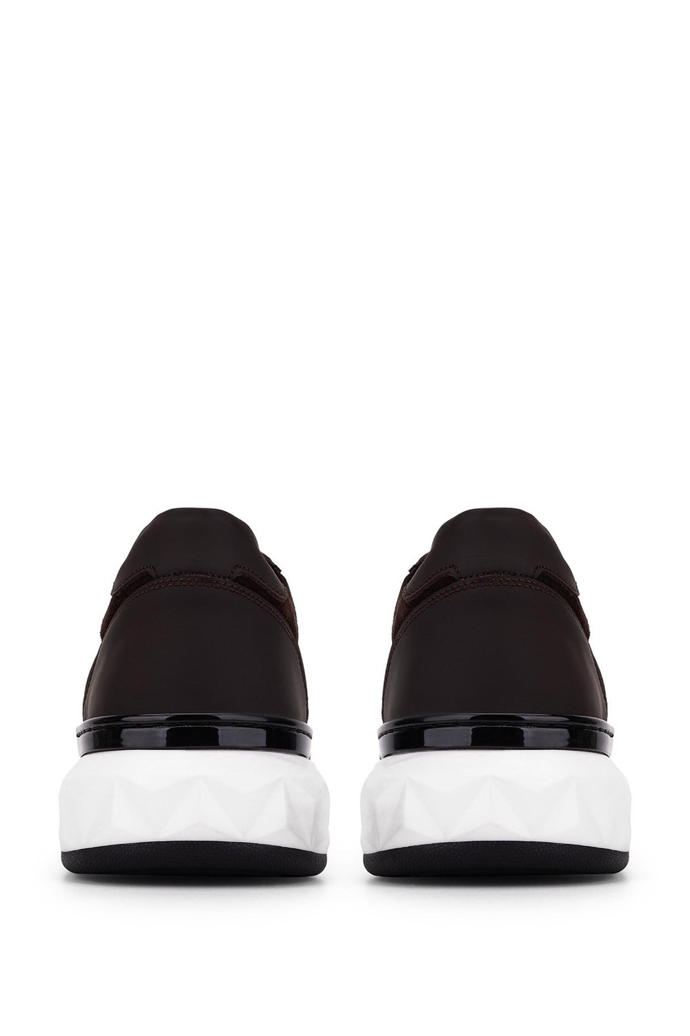 Tamer Tanca Erkek Hakiki Deri Kahverengi Sneakers & Spor Ayakkabı