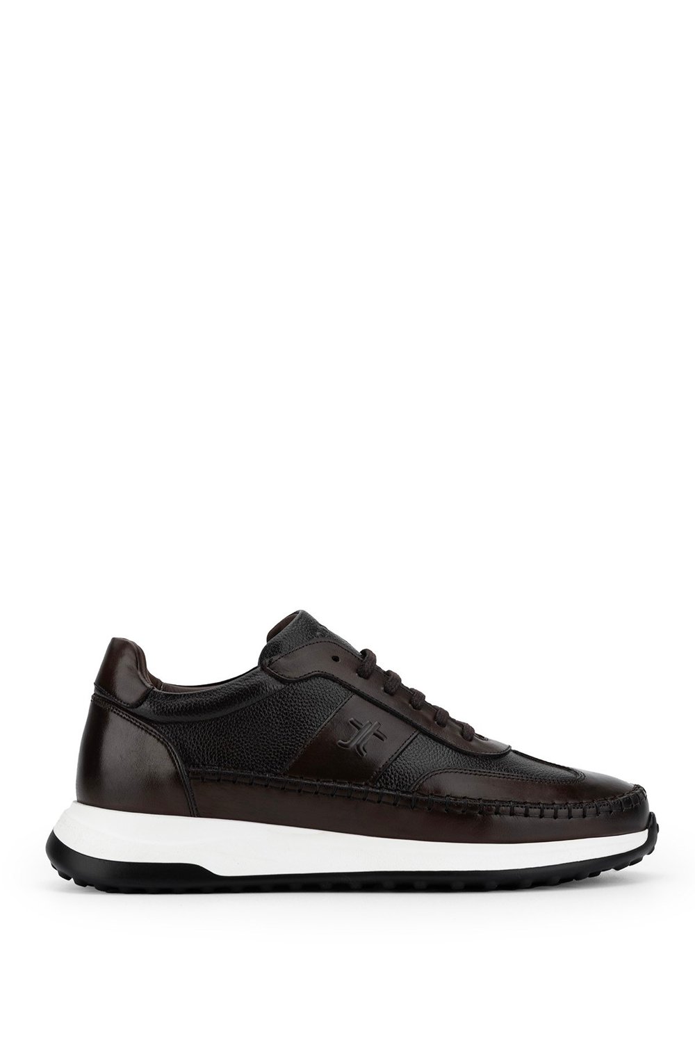 Tamer Tanca Erkek Hakiki Deri Kahverengi Sneakers & Spor Ayakkabı