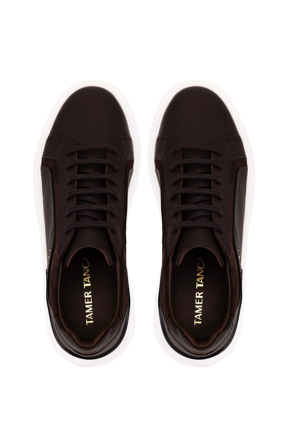 Tamer Tanca Erkek Hakiki Deri Kahverengi Sneakers & Spor Ayakkabı