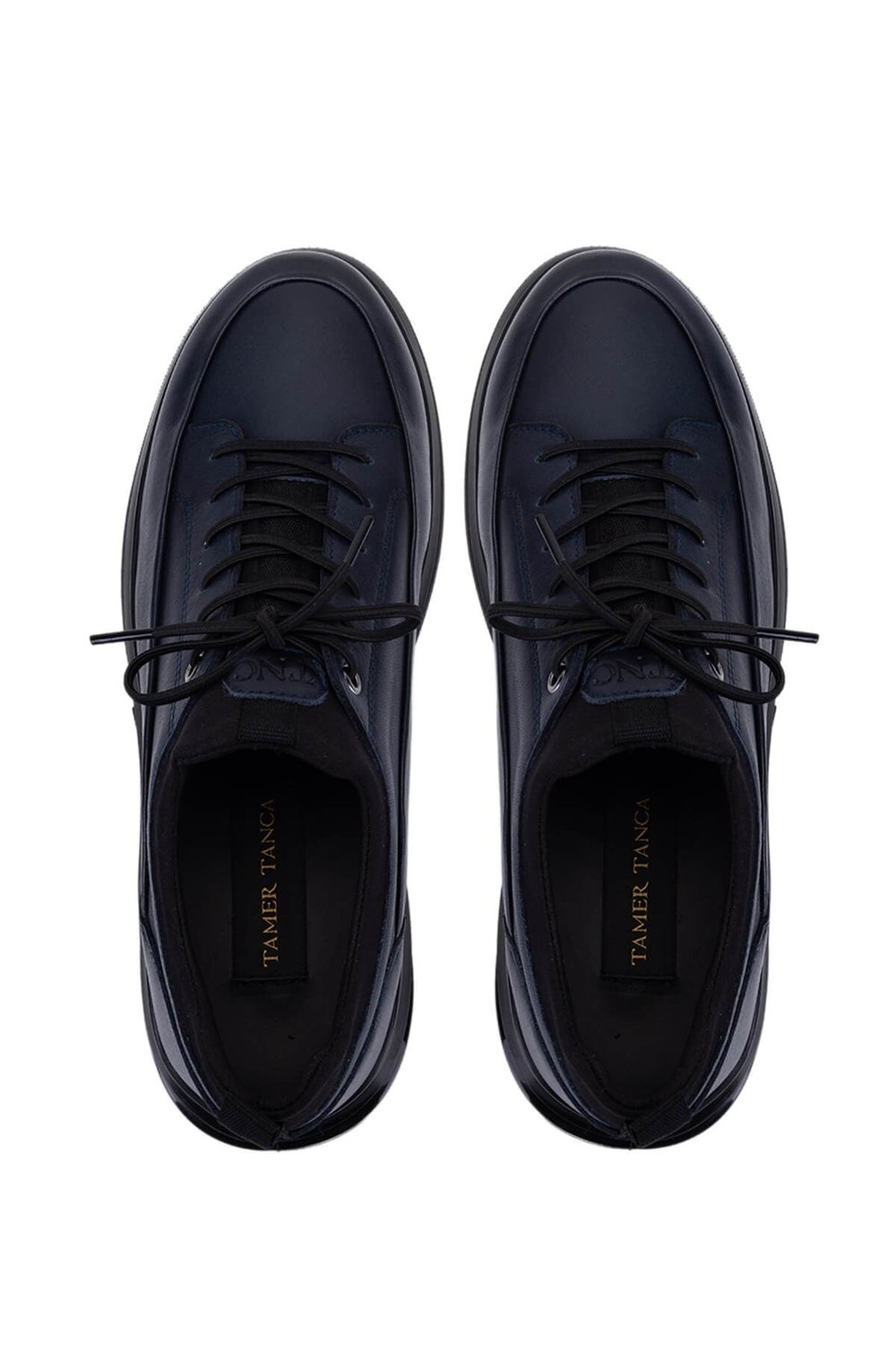 Tamer Tanca Erkek Hakiki Deri Lacivert Sneakers & Spor Ayakkabı
