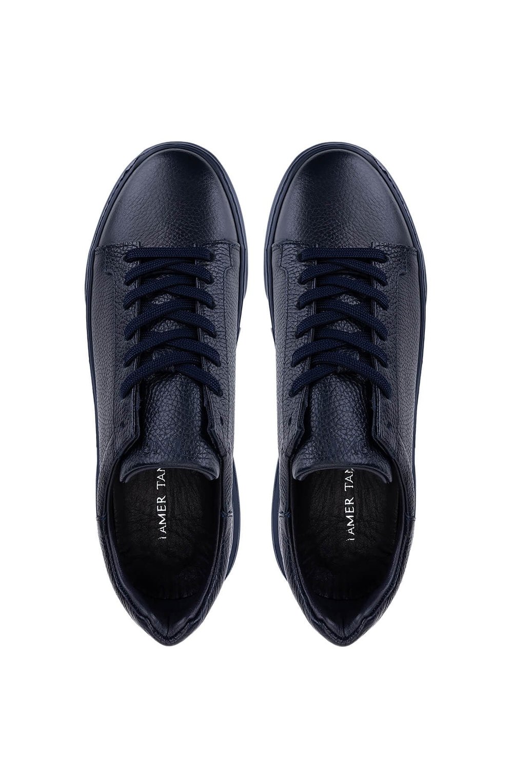 Tamer Tanca Erkek Hakiki Deri Lacivert Taban Sneakers & Spor Ayakkabı